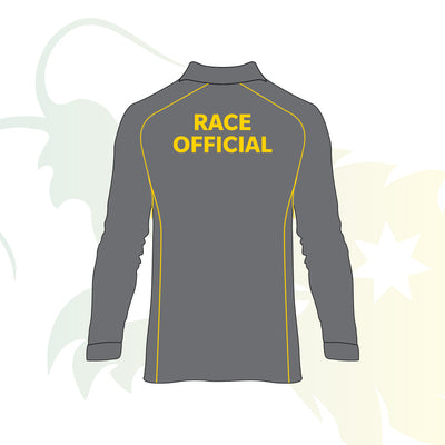 National Race Official Long Sleeve Polo