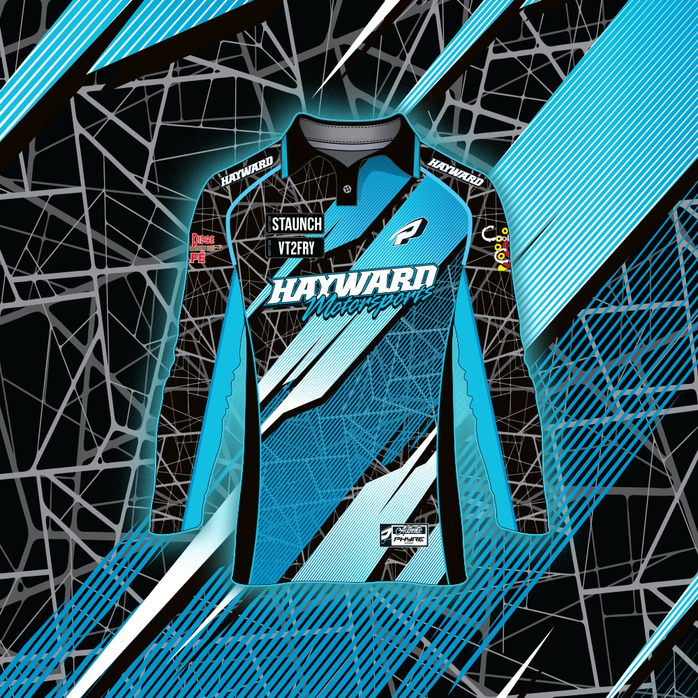 Hayward Motorsports Long Sleeve Polo